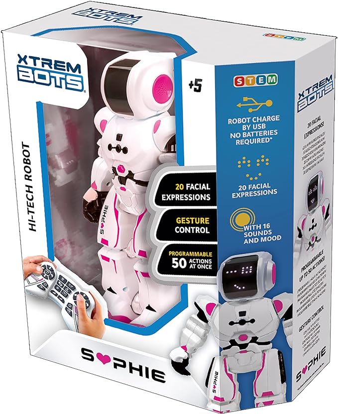 Xtrem Bots - Mazzy, Robot Juguete, Robot Programable Y De Construcción, Juguetes  Niños 8 Años O Más